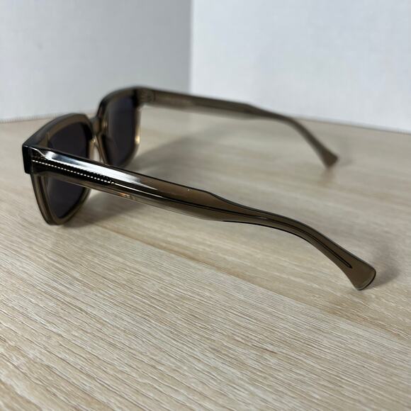 RAEN West Ghost Sunglasses Translucent Brown 55-19-145 Gray Lenses - Picture 9 of 15